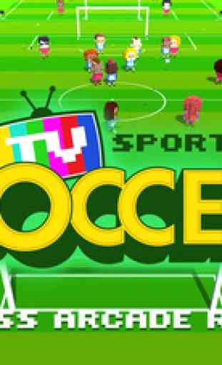 TV Sports Soccer - Endless Blocky Runner 1