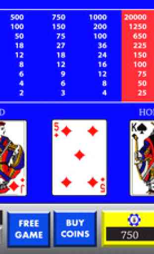 Video Poke Jacks or Better Las Vegas Casino Style Card Games 1