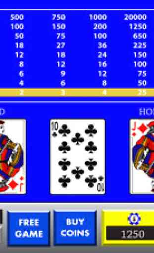 Video Poke Jacks or Better Las Vegas Casino Style Card Games 3