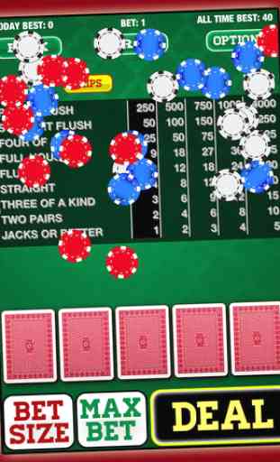 Video Poker: 6 Free Casino Card Games with Jacks or Better, Double Bonus, Acey Deucey, Ace & Faces, Super Aces, and All American for Gambling Fun! 4