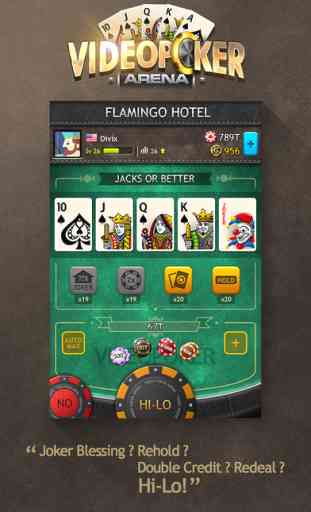 Video Poker Arena - Play 5 Cards of Vegas Casino with Multiplayers,get Bonus Chips for FREE! 4