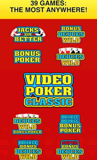Video Poker Classic - FREE Vegas Casino Video Poker Deluxe Games Suite 3