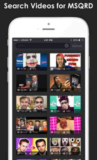 Video Selfies for MSQRD.me - Watch Animated Masks & Face Swap Videos 3