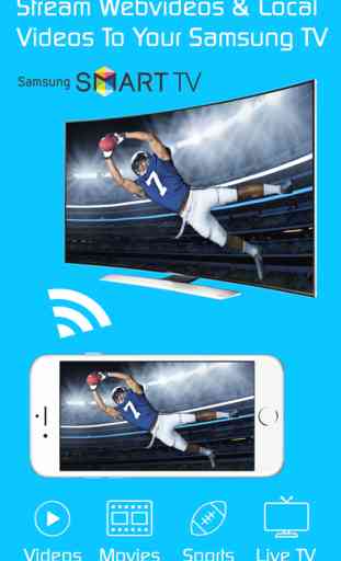 Video & TV Cast for Samsung Smart TV: Best Browser with remote to stream any web-video on HD-TV displays 1