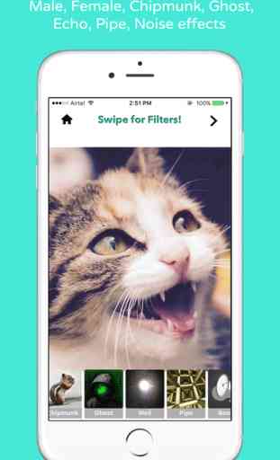 Video Voice Editor - Special Sound Effects for Videos and Filters for Sharing to Social Media 2