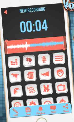 Voice Recorder and Editor – Best Voice Changer and Ringtone Maker with Cool Sound Effects 1