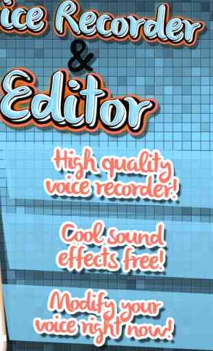 Voice Recorder and Editor – Best Voice Changer and Ringtone Maker with Cool Sound Effects 2