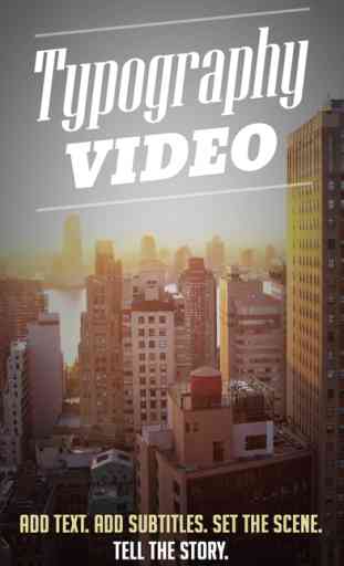 Easy to Use Text on Video Editor: Typography Video 1