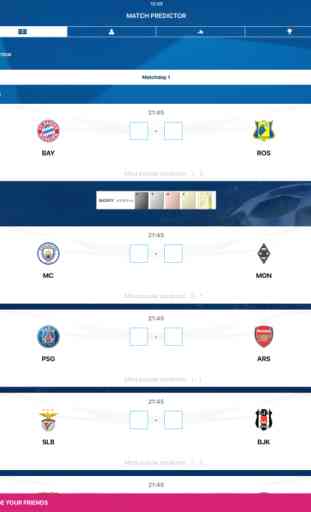 UEFA Champions League Predictor 4