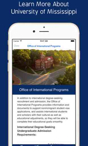 University of Mississippi - Prospective International Students App 3