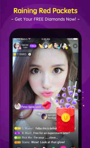 Uplive-Broadcast your talent on live social video 4