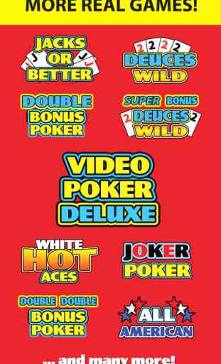Video Poker Deluxe - FREE Casino Video Poker Games 2