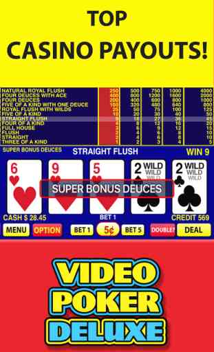 Video Poker Deluxe - FREE Casino Video Poker Games 4