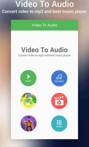 Video To Audio - Convert video to mp3 converter 1
