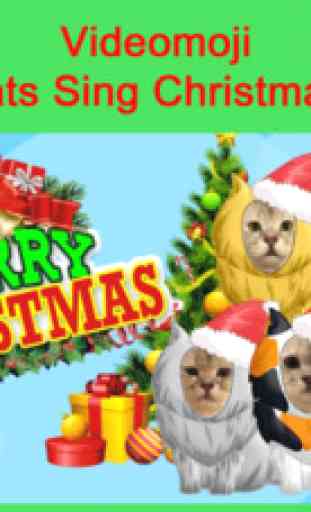 Videomoji Xmas Cats Sing Christmas Songs 1