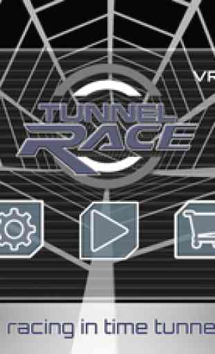 VR Tunnel Race: Time travel virtual reality apps 1