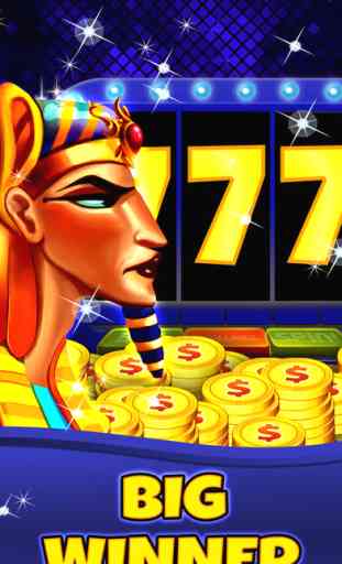 Way of Pharaoh's Fire Slots 3 - old vegas tower with casino's top wins 3