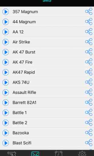 Weapon & Gun Sound Effects Button Free - Share Explosion Sounds via SMS & Timer Alert Plus 2