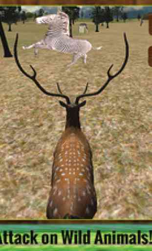 Wild Deer Revenge Simulator 3D – Control the crazy stag & smash the animals 2