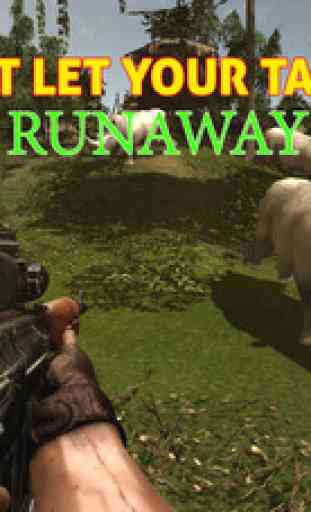 Wild Rhino Hunter Simulator – Hunt down animals in this jungle shooting simulation game 3