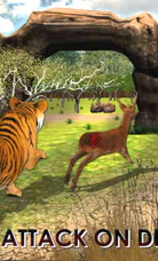 Wild Tiger Jungle Hunt 3D - Real Siberian Beast Attack on Deer in Safari Animal Simulator Game 4