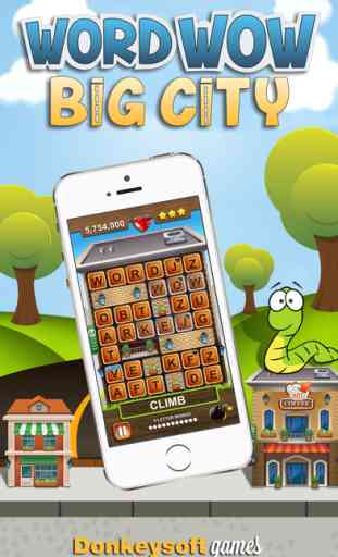 Word Wow Big City: Worm into a top word game saga! 1