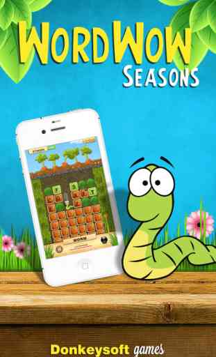 Word Wow Seasons - Boggle and scramble your mind in Worm's new adventure game! 1