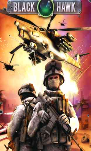 War Games of Blackhawk - Modern Heli-Chopper Combat Games Free 1