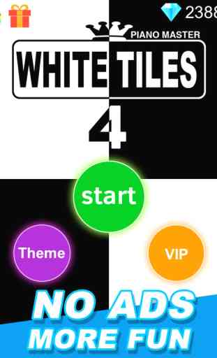 White Tiles 4 : Piano Master (Ad Free Version) 4