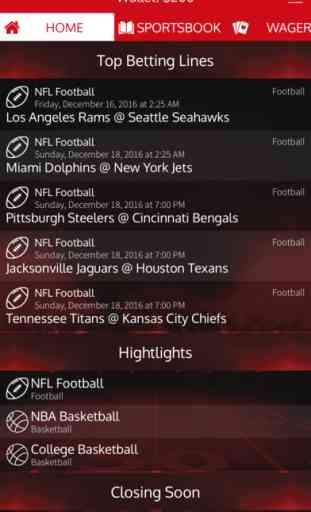 Win At Sports™ Sportsbook and Live Betting Odds 1