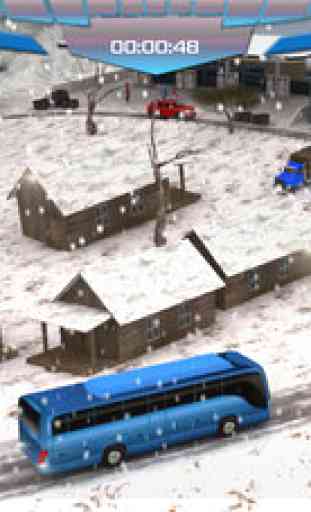 Winter City Off-road Hill Bus Driving Simulator 3D 2