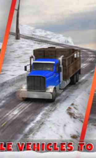 Winter Highway Truck Driver Rush 3D Simulator 2