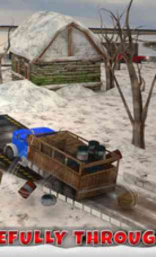 Winter Highway Truck Driver Rush 3D Simulator 4