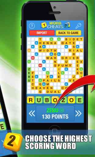 Word Cheats cheat for Words With Friends (free) 2