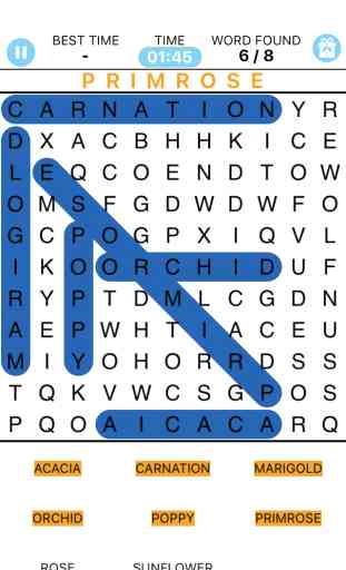 Word Search Puzzle Free App - First Challenged Crosswords Puzzles Games 3
