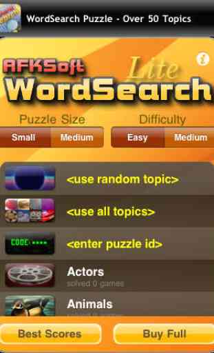 WordSearch Lite 3