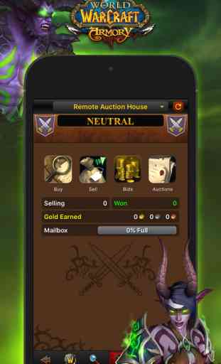 World of Warcraft Mobile Armory 2