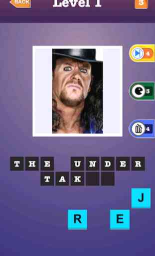 Wrestling Quiz Game - Answer Trivia Questions Guessing Top Wrestlers 3