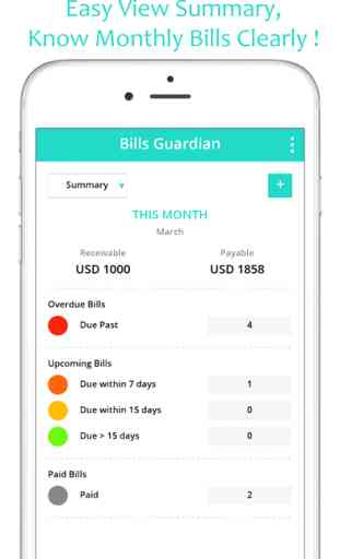 Bills Guardian - Your Best Bill Keeper, Bill Reminder, Bill Tracker & Bill Manager 2