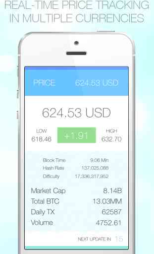 Bitsoup - Real Time Bitcoin BTC Price Ticker and News Feed Tracker 3