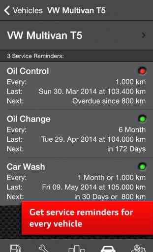 Car Log Ultimate Free - Car Maintenance and Gas Log, Auto Care, Service Reminders 3