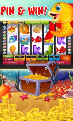 Yellow Fish Gold Slot Machine Casino - The Best Of Las Vegas! 3
