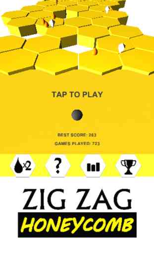 ZIG ZAG HONEYCOMB - Most simple infinite boom smash hit arcade game! 1