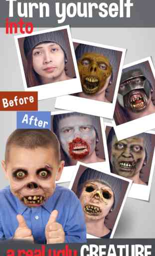 Zombie Face Maker - Turn Your Pic Into a Scary and Ugly Creature Photo Booth 1