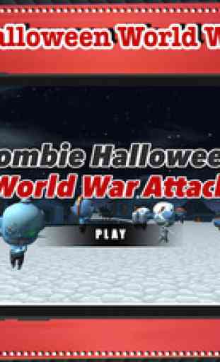 Zombie Halloween World War Attack - best strategy rpg shooting survival free game 1