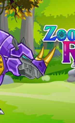 Assembly machines Rhino: Robot zoo series-2 player 1