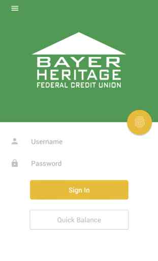 Bayer Heritage Federal Credit Union Mobile Banking 1