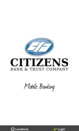 Citizens Bank & Trust Mobile Banking App 1