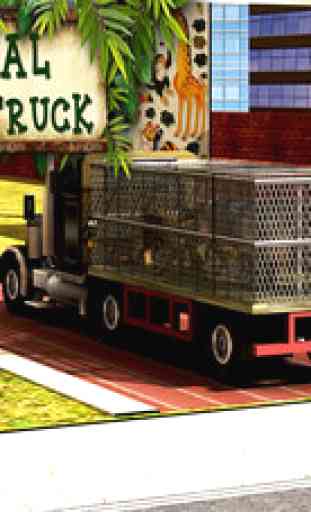 Zoo Animal Transport Truck Driving and Parking Mania 3