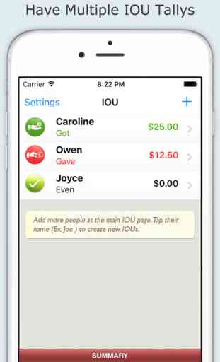 IOU (I Owe You) App - Track people who owes you money 4